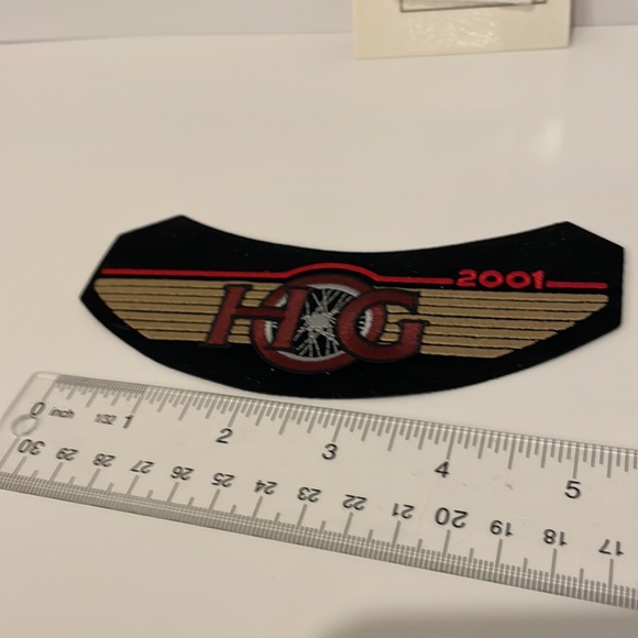 2001 Harley Davidson HOG Jacket Vest Patch and Pin Badge Motorcycle Collectible - Picture 6 of 7